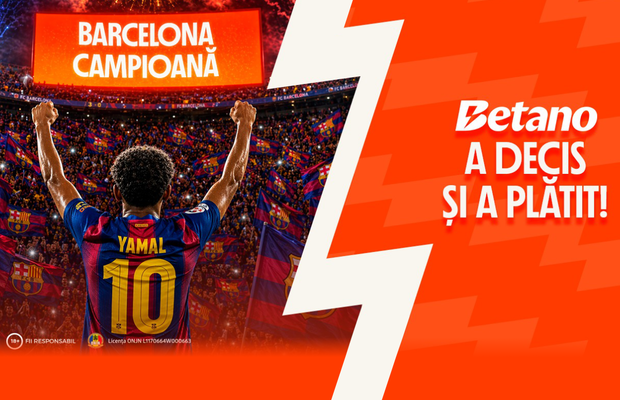 Betano a decis și a plătit! Barcelona este campioană