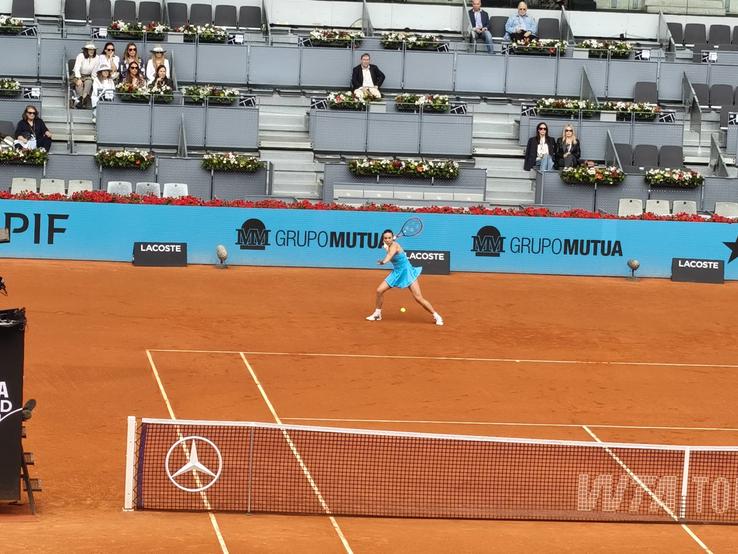 Gabriela Ruse - Elena Rybakina, în turul 2 la Madrid/Foto: Luminița Paul (GSP.ro)