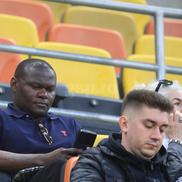 Pierre Boya a fost prezent la FCSB - Petrolul. FOTO: Ionuț Iordache (GSP.RO)