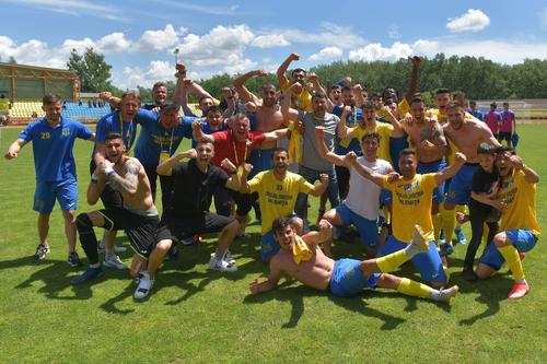 Unirea Slobozia a evitat retrogradarea în Liga 2. Sursă foto: Facebook