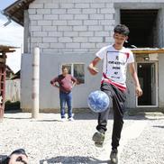 Părinții îl susțin pe Ionatan în visul său de a fi fotbalist (foto: Cristi Preda)