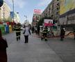 Alertă de incendiu la metroul de la Piața Romană