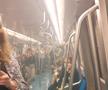 Alertă de incendiu la metroul de la Piața Romană » 3 stații evacuate. 25 de persoane au avut nevoie de îngrijiri medicale. Circulația trenurilor reluată pe un singur fir