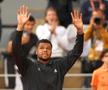 Jo-Wilfried Tsonga și-a luat rămas bun de la tenis în lacrimi, pe centralul de la Roland Garros  / Sursă foto: Guliver/Getty Images