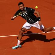 Jo-Wilfried Tsonga și-a luat rămas bun de la tenis în lacrimi, pe centralul de la Roland Garros  / Sursă foto: Guliver/Getty Images