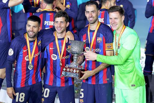 Jordi Alba, în stânga // foto: Guliver/gettyimages