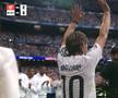 Copleșitor! S-au oprit în timpul meciului și au format garda de onoare pentru Luka Modric. Croatul, în lacrimi la ultimul lui meci pe „Bernabeu”