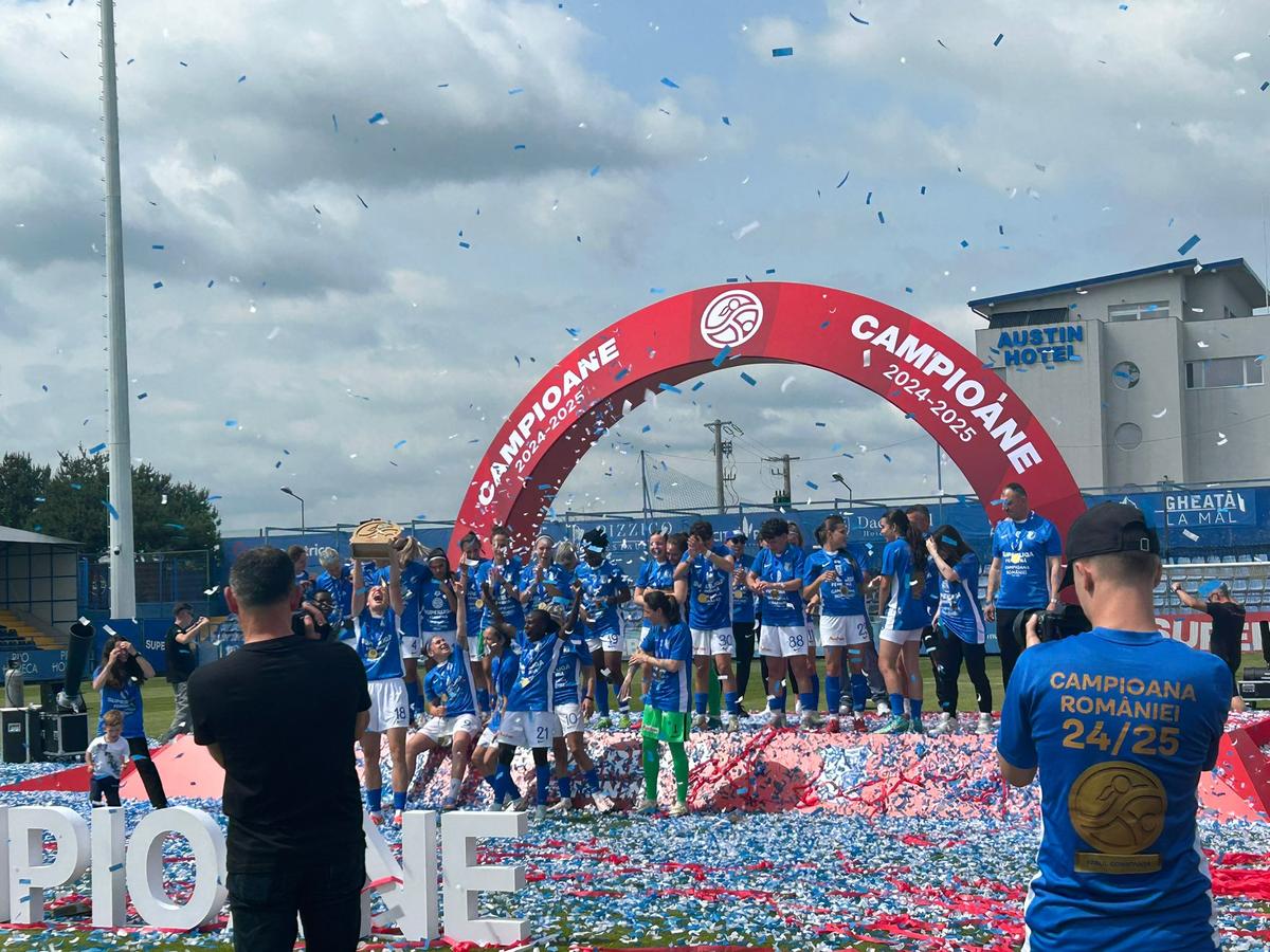 Farul a câștigat campionatul la fotbal feminin