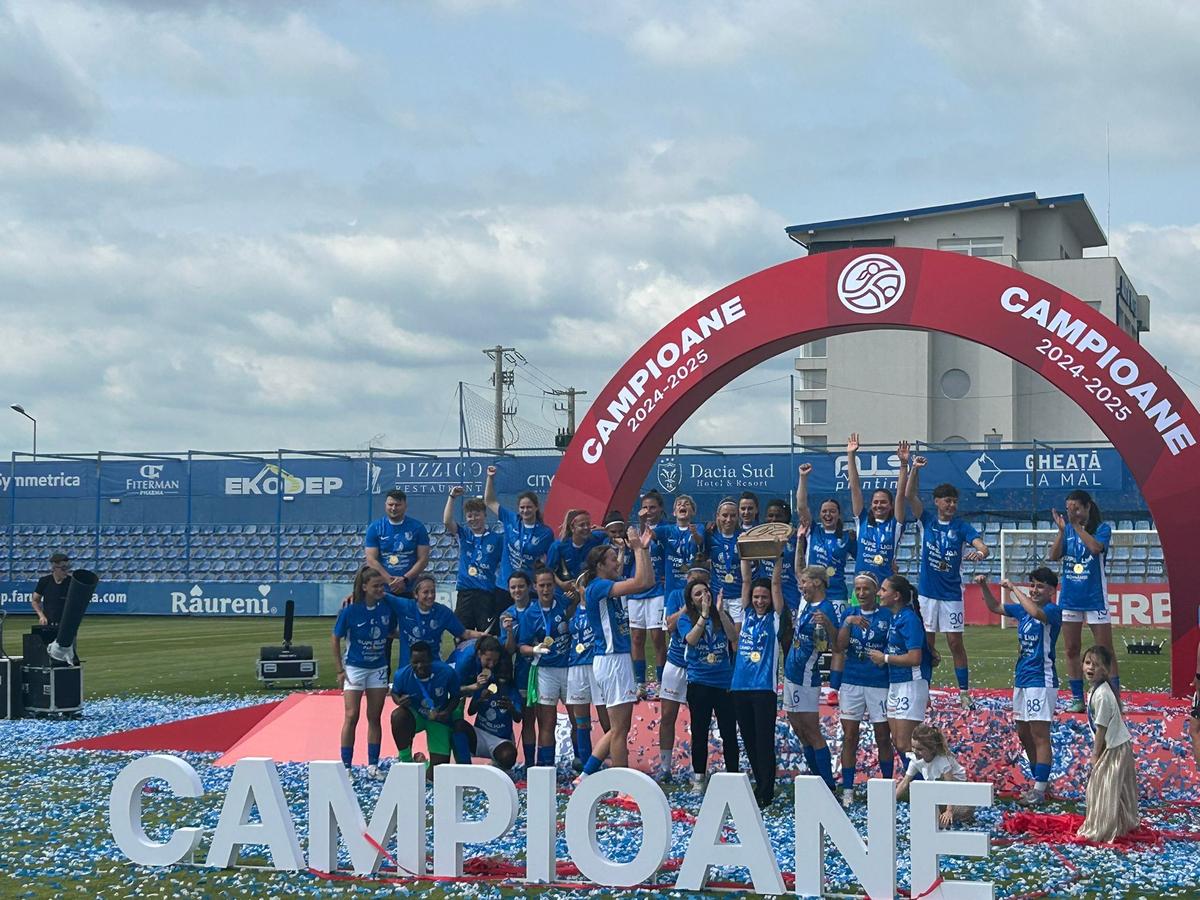 Farul a câștigat campionatul la fotbal feminin