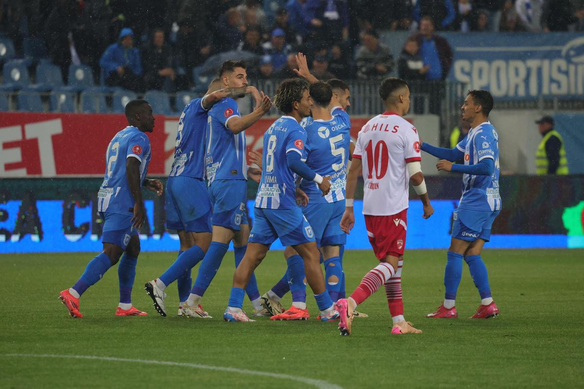 Universitatea Craiova - Dinamo, în etapa 10 din play-off-ul Superligii, foto: Ionuț Iordache
