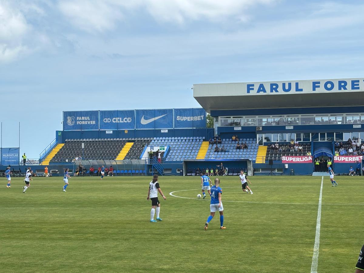 Farul, antrenament cu public la ultimul meci din Superliga feminină. Ploaie de goluri la Ovidiu