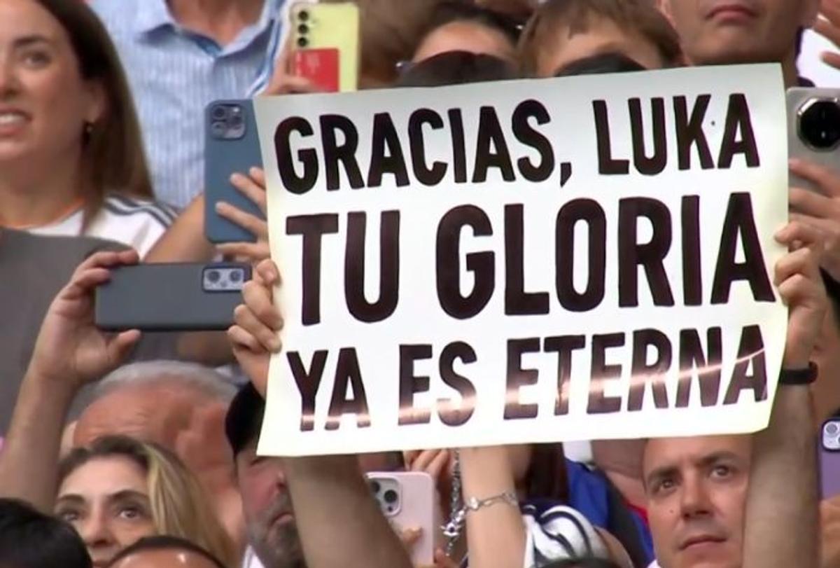 Omagiu pentru Luka Modric, la ultimul lui meci pe „Santiago Bernabeu”