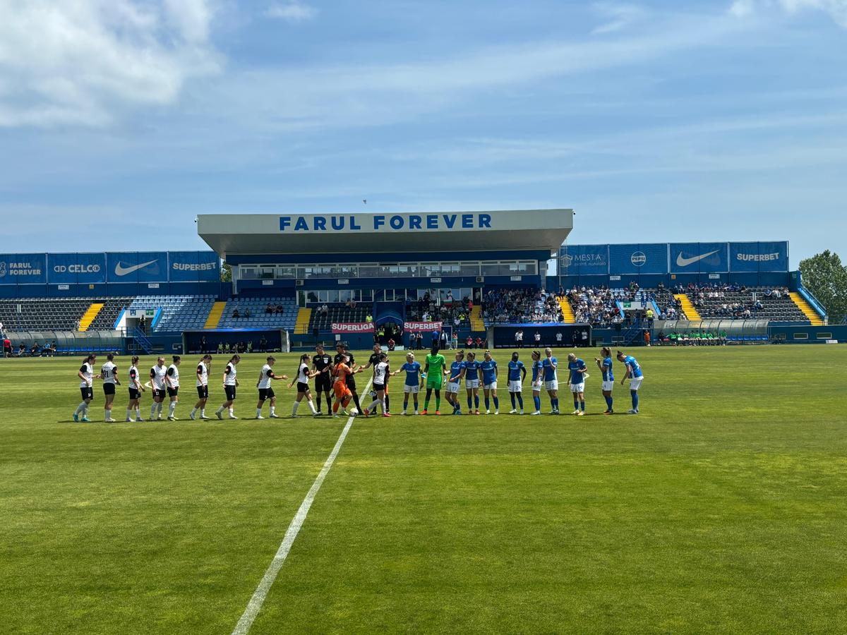 Farul, antrenament cu public la ultimul meci din Superliga feminină. Ploaie de goluri la Ovidiu