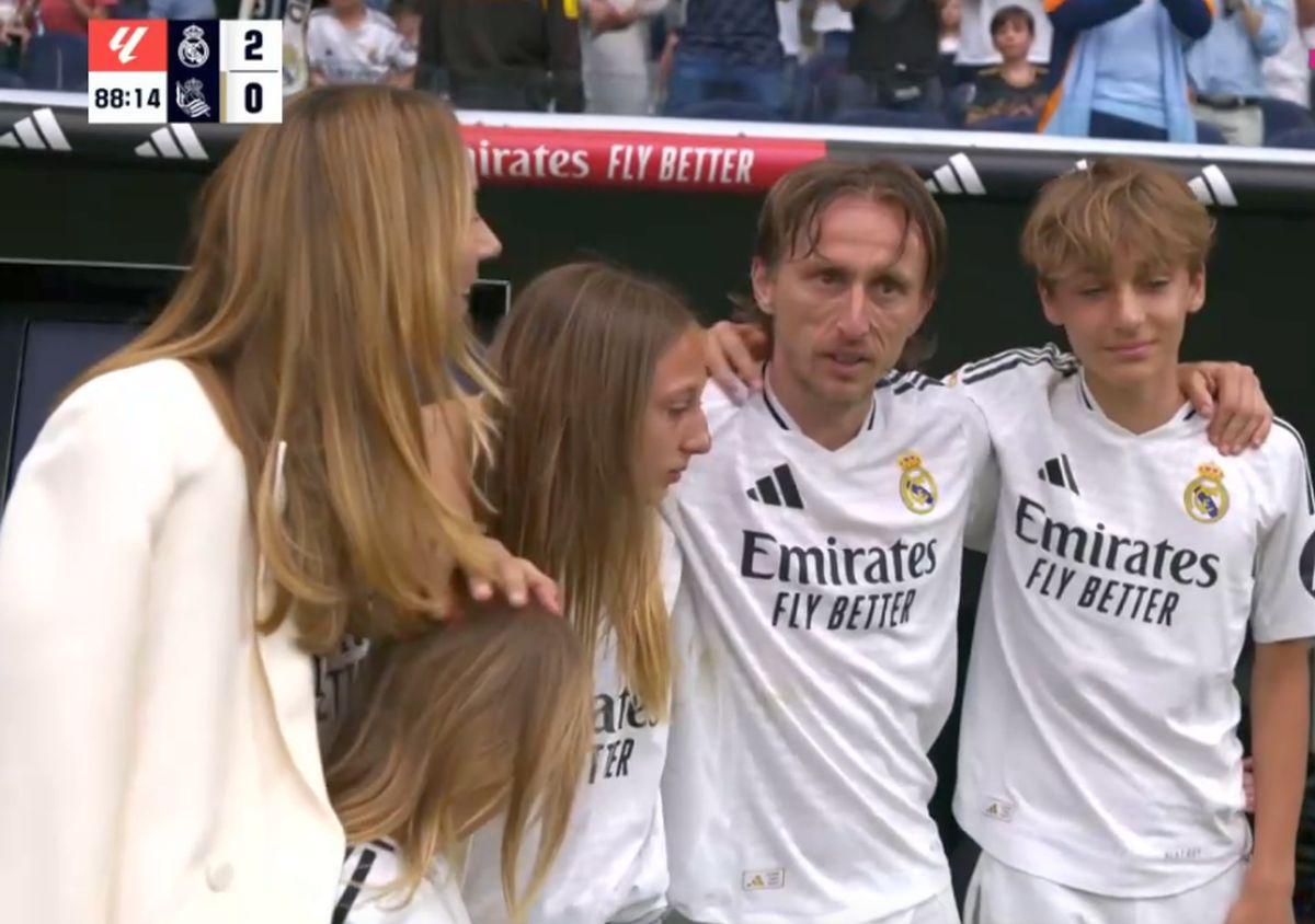 Omagiu pentru Luka Modric, la ultimul lui meci pe „Santiago Bernabeu”