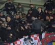 Conflict în peluza lui Dinamo la meciul cu Universitatea Craiova