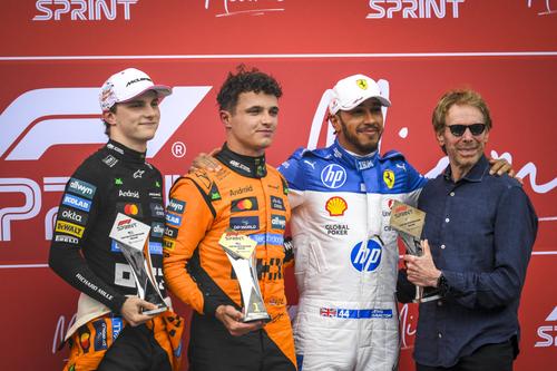 Lewis Hamilton îl laudă pe Oscar Piastri // foto: Imago