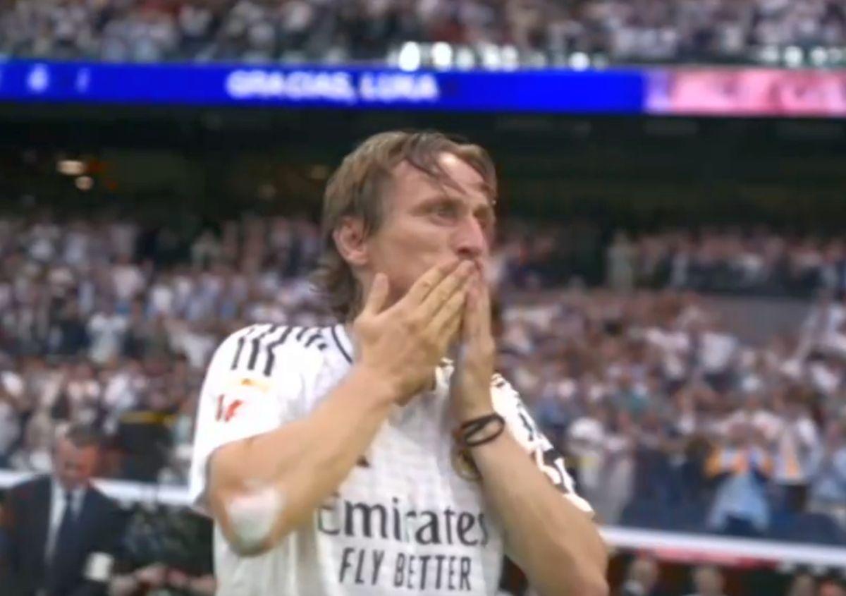 Omagiu pentru Luka Modric, la ultimul lui meci pe „Santiago Bernabeu”