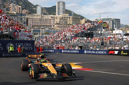 Lando Norris pe străzile din Monaco // foto. Guliver/gettyimages