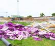 Vizită GSP pe șantierul de pe „Dan Păltinișanu” » Printre ruinele de pe „Monumentalul” violet: așa arată azi arena lui Poli Timișoara