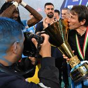 Antonio Conte scrie istorie, după titlul câștigat alături de Napoli în Serie A / FOTO: Getty Images