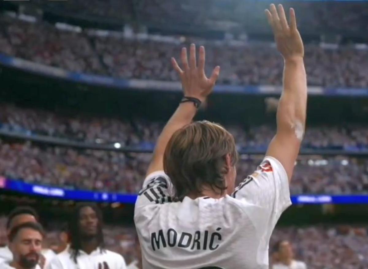 Omagiu pentru Luka Modric, la ultimul lui meci pe „Santiago Bernabeu”