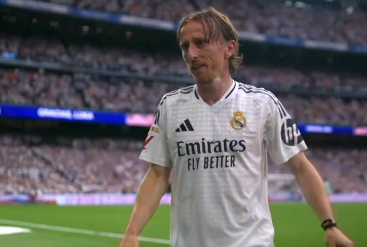 Omagiu pentru Luka Modric, la ultimul lui meci pe „Santiago Bernabeu”