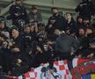 Conflict în peluza lui Dinamo la meciul cu Universitatea Craiova