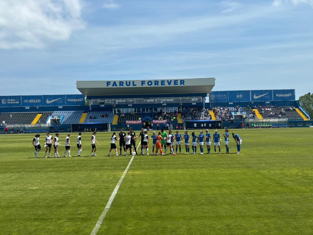 Farul - U Cluj la fotbal feminin