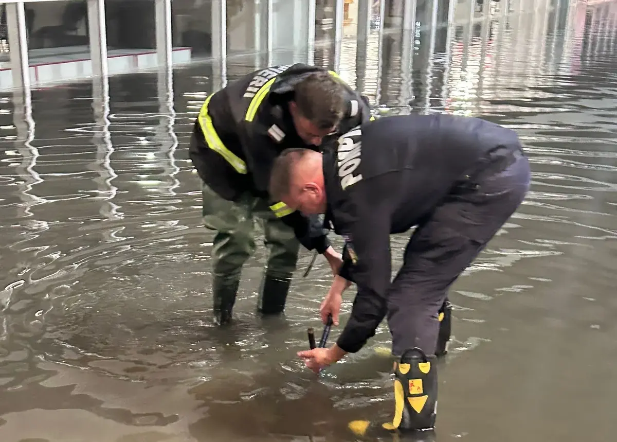 Stadionul celor de la UTA Arad a fost inundat