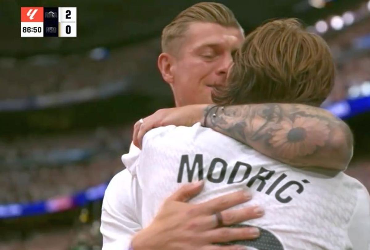 Omagiu pentru Luka Modric, la ultimul lui meci pe „Santiago Bernabeu”