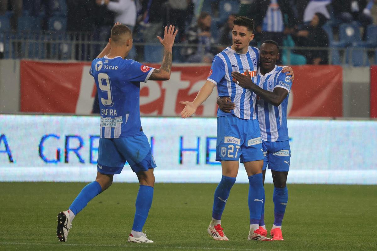 Universitatea Craiova - Dinamo, în etapa 10 din play-off-ul Superligii, foto: Ionuț Iordache