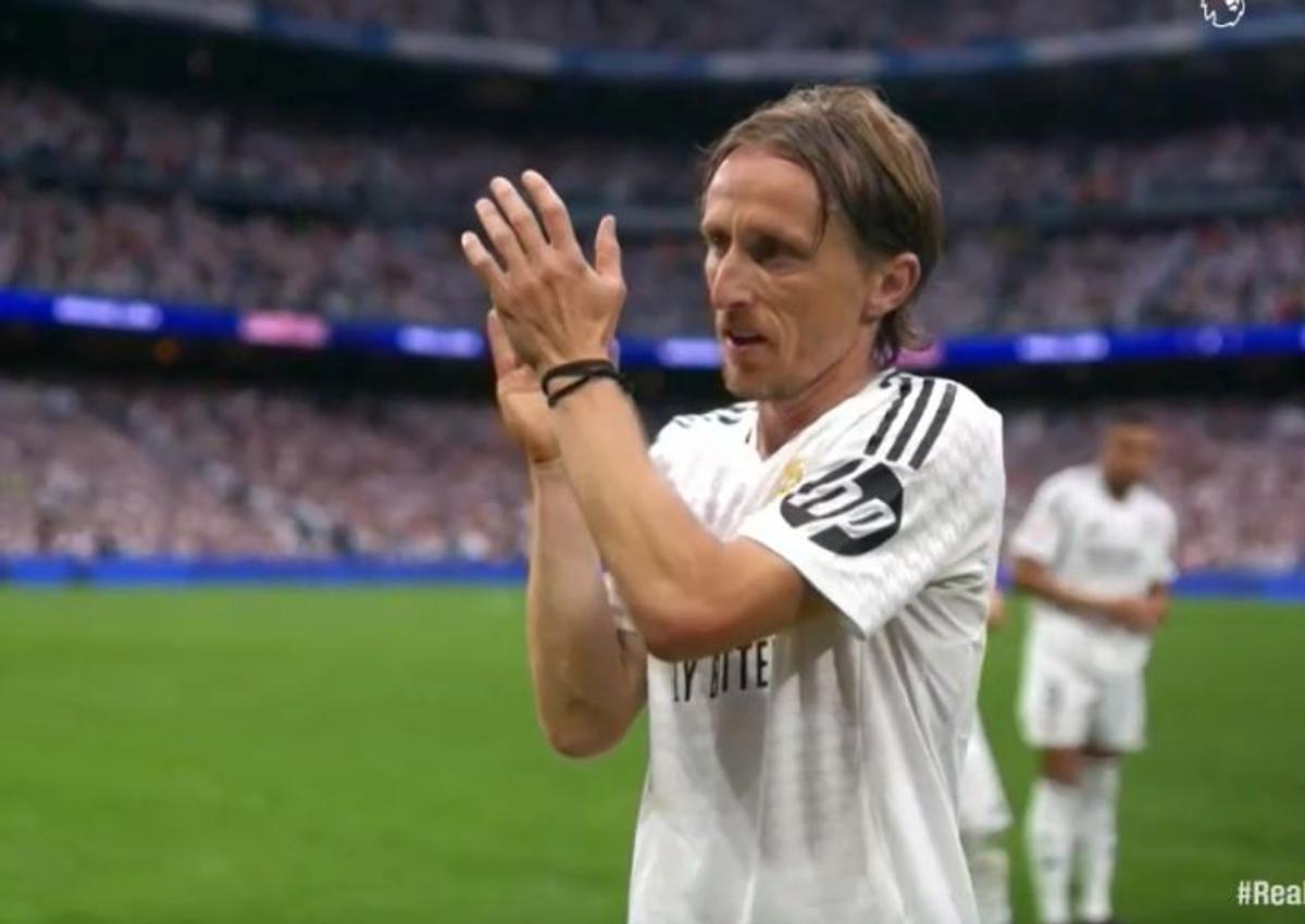 Omagiu pentru Luka Modric, la ultimul lui meci pe „Santiago Bernabeu”