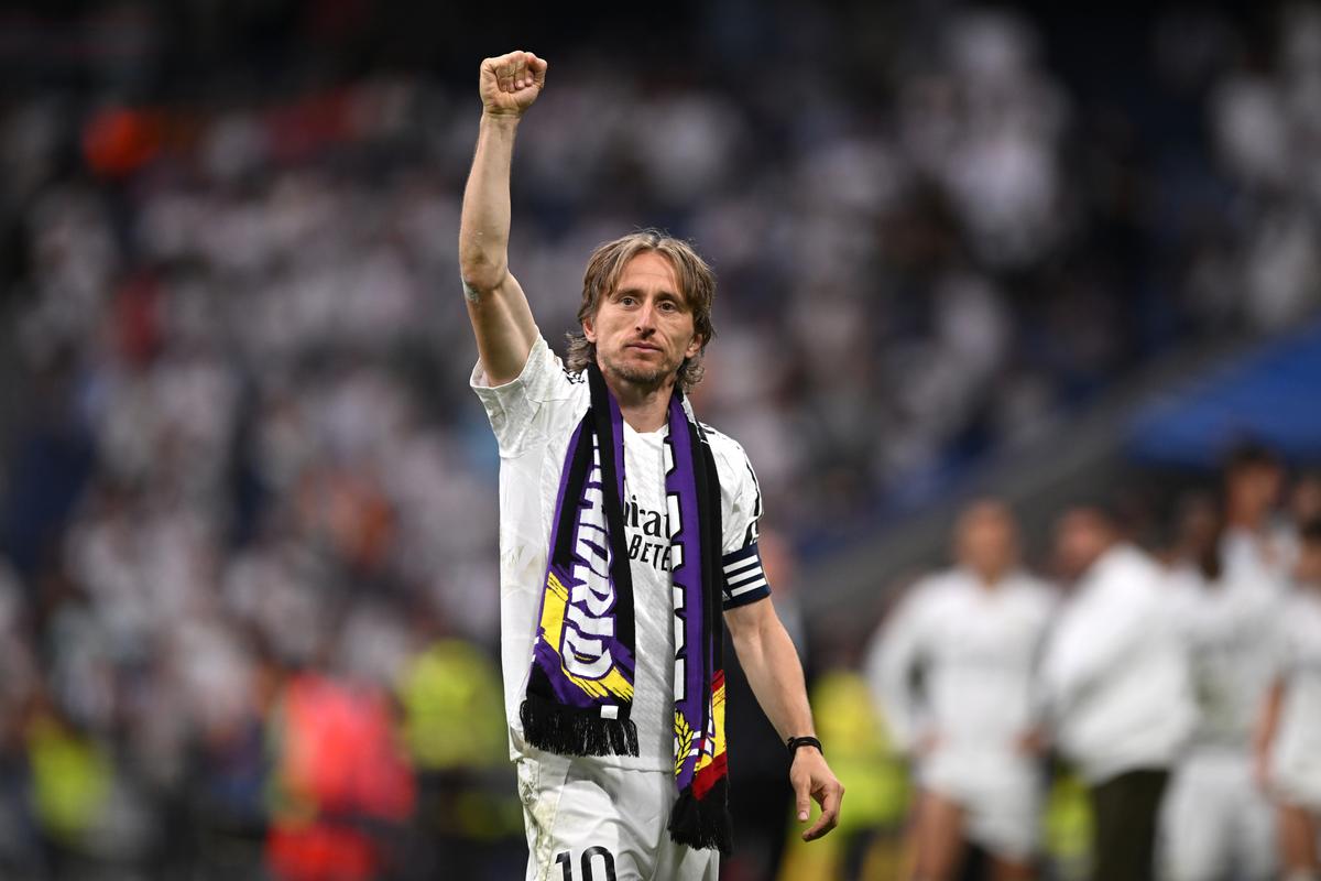 Omagiu pentru Luka Modric, la ultimul lui meci pe „Santiago Bernabeu”
