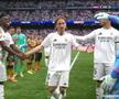 Copleșitor! S-au oprit în timpul meciului și au format garda de onoare pentru Luka Modric. Croatul, în lacrimi la ultimul lui meci pe „Bernabeu”