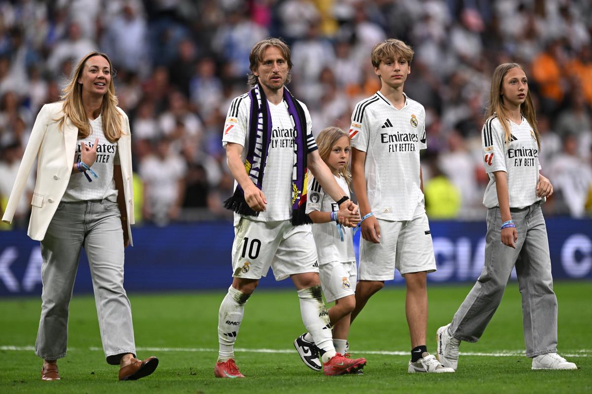 Omagiu pentru Luka Modric, la ultimul lui meci pe „Santiago Bernabeu”