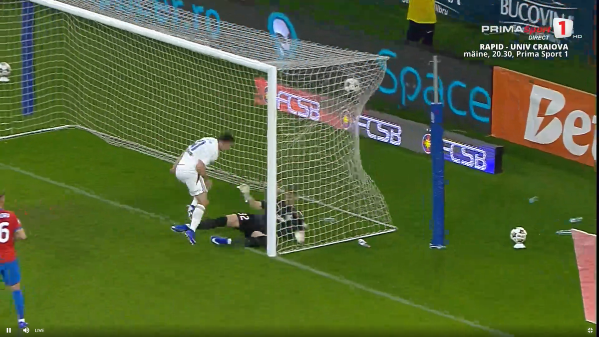 Golul de 3-3 în FCSB - Botoșani