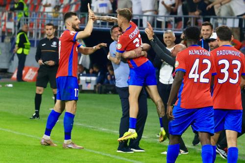 Octavian Popescu, autorul golului de 4-3 în FCSB - Botoșani / Foto: Ionuț Iordache GSP