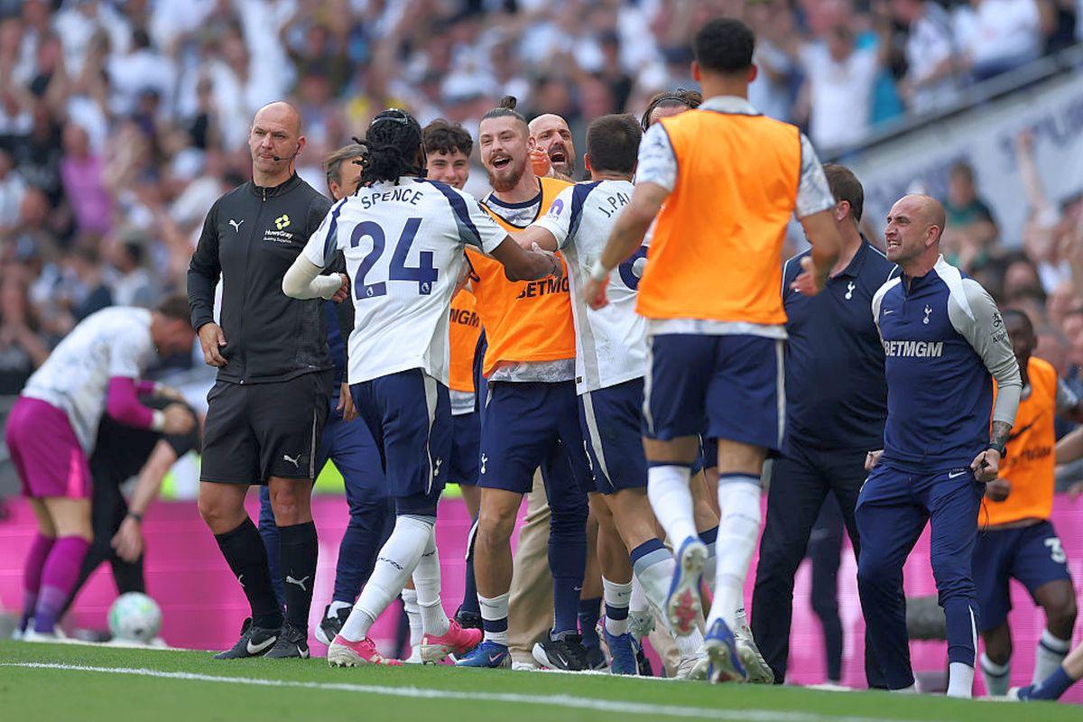 Tottenham s-a salvat dramatic de la retrogradare, cu Radu Drăgușin pe teren! Lacrimi de bucurie la Londra