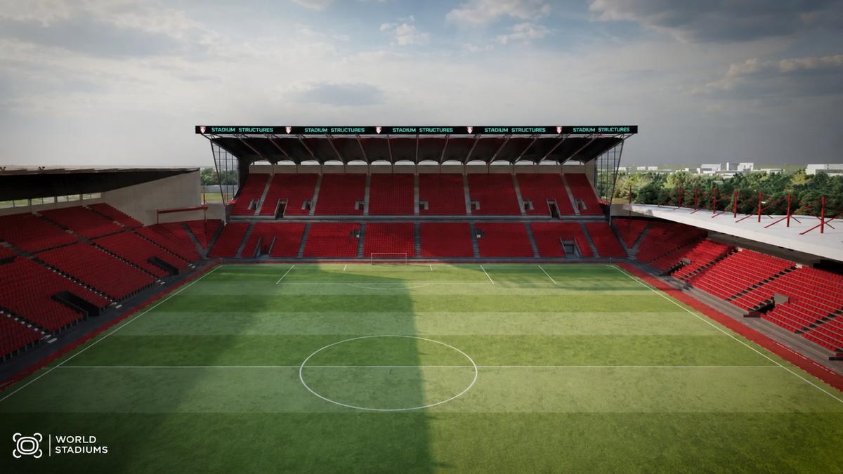 Stadionul lui Bournemouth va avea o capacitate aproape dublă // foto: X