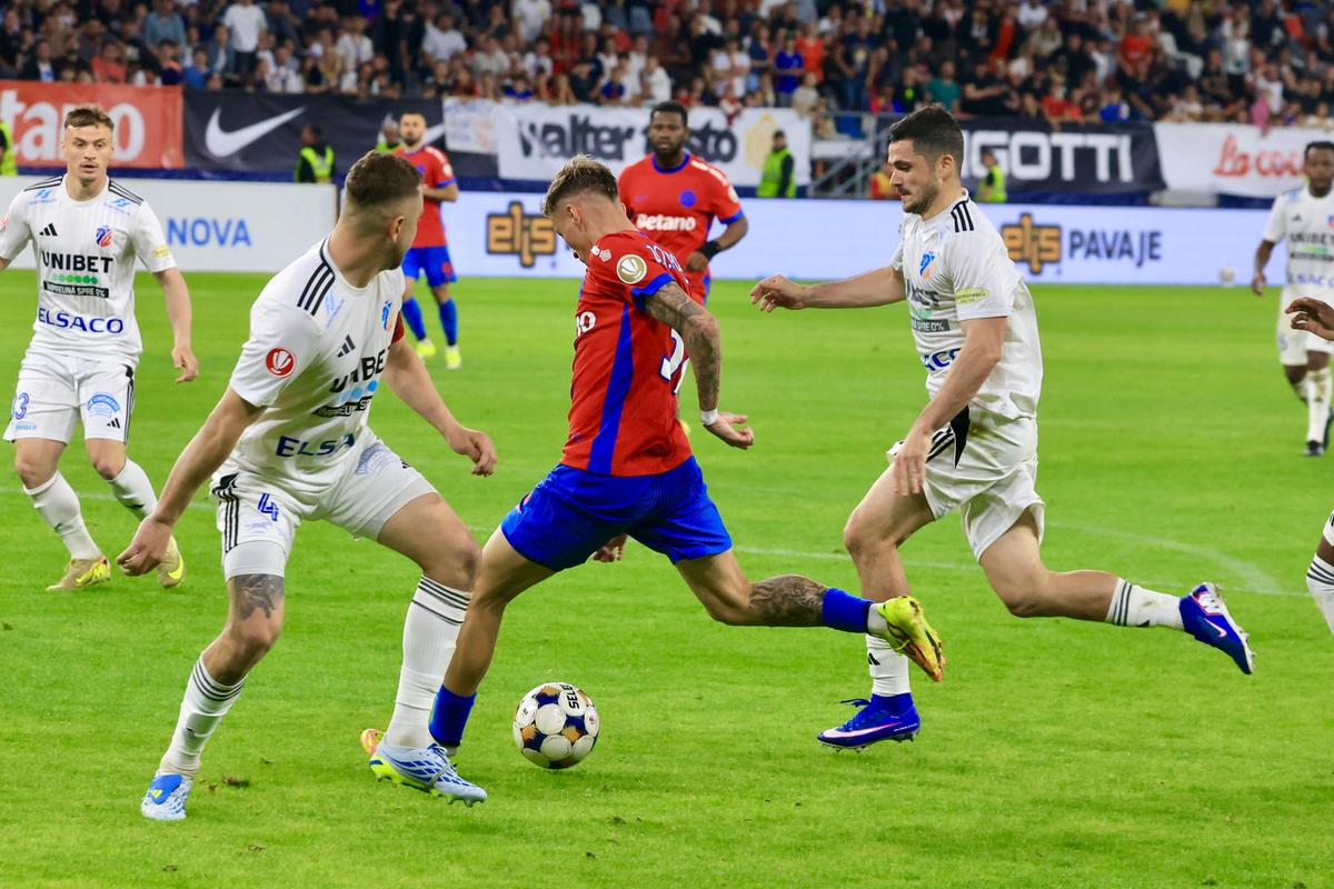 Octavian Popescu, autorul golului de 4-3 în FCSB - Botoșani