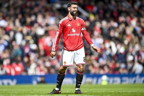 Bruno Fernandes a stabilit recordul de cele mai multe pase decisive într-un sezon de Premier League / Foto: Imago Images