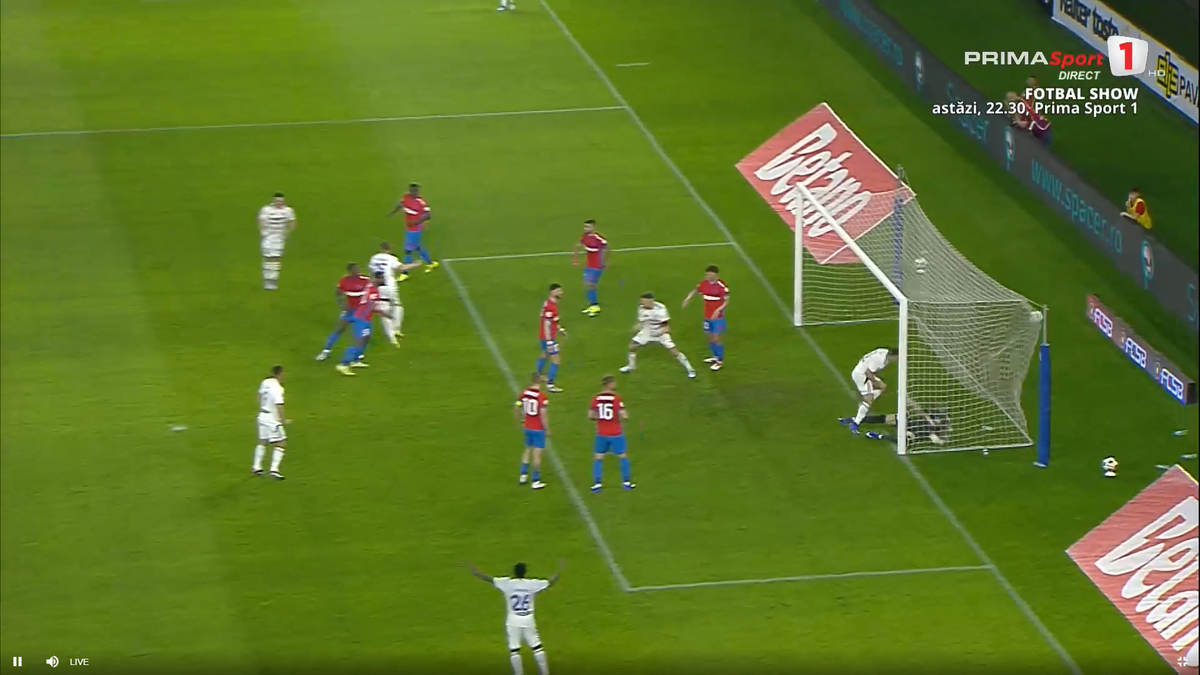 Golul de 3-3 în FCSB - Botoșani