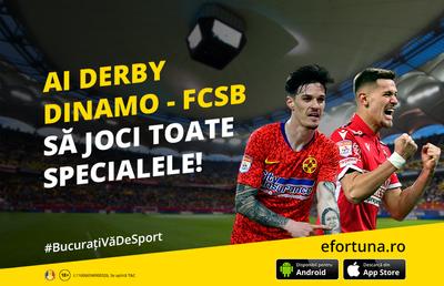 Cine prinde finala Cupei României? Dinamo are 2.50 la calificare, FCSB are 1.47! Plus zeci de cote speciale