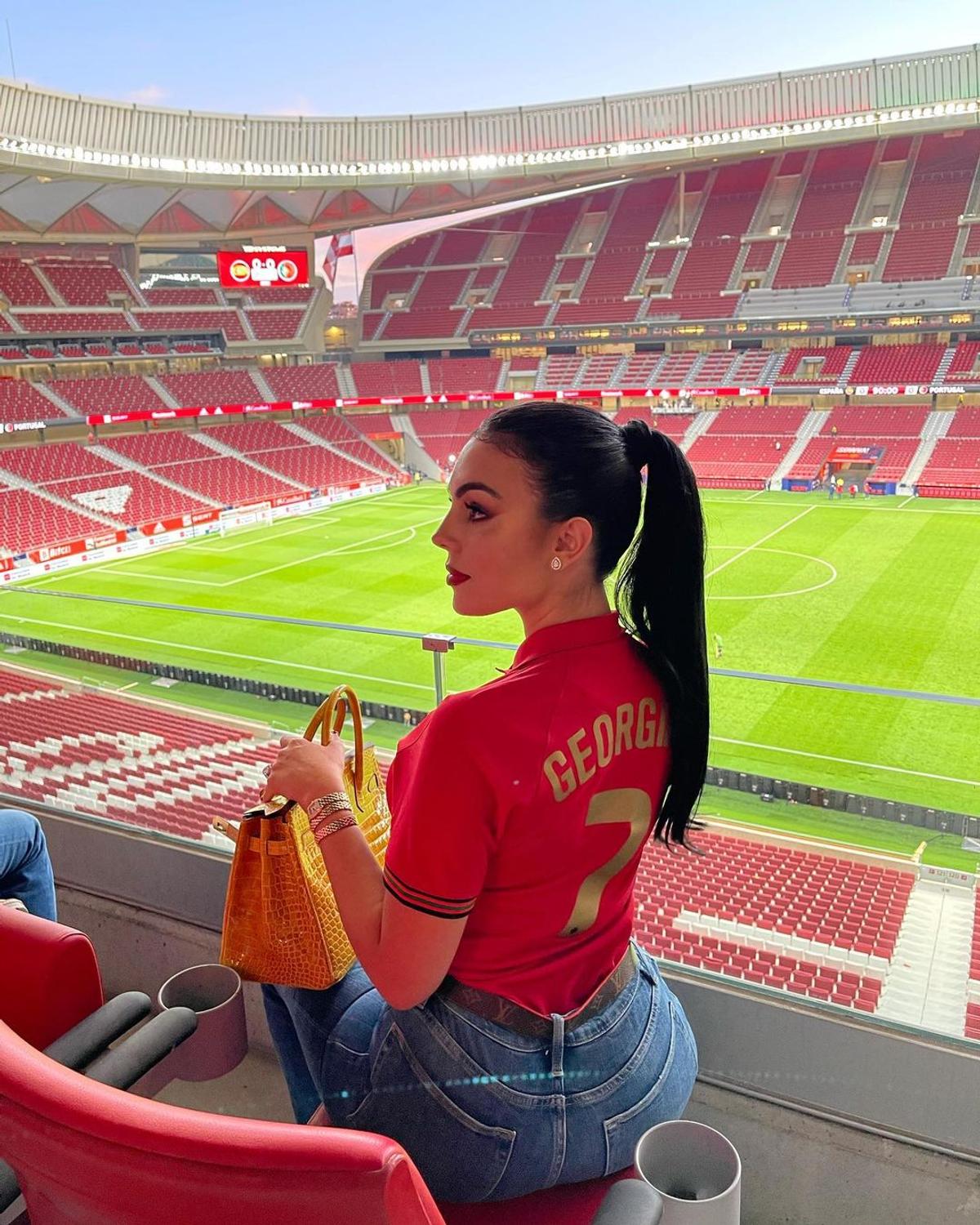 Georgina a mers la Budapesta și a făcut spectacol în tribună! Cum a sărbătorit iubita lui Ronaldo reușitele din Portugalia - Franța