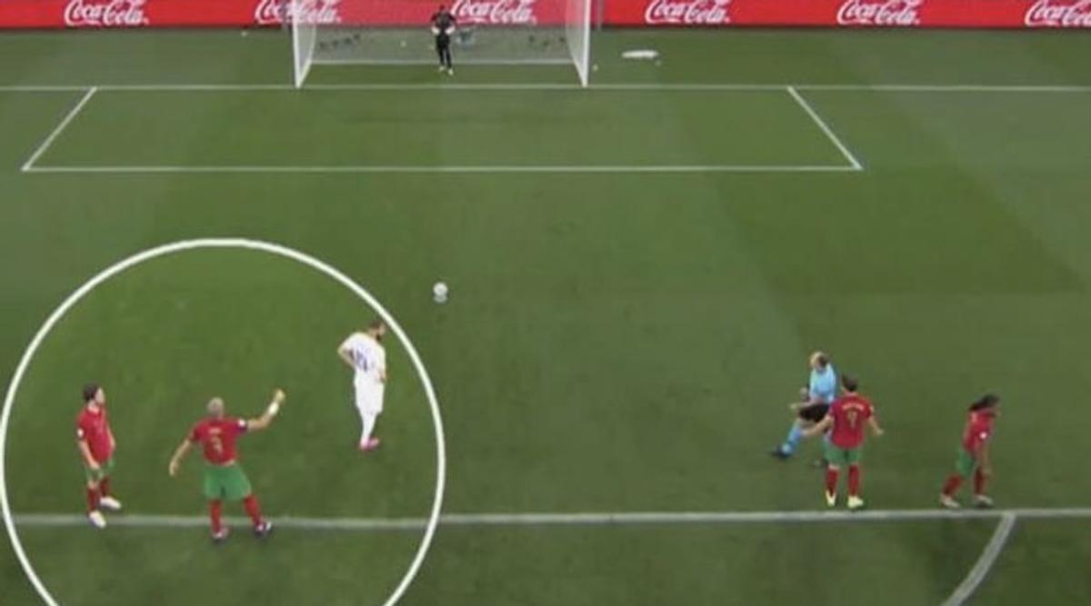 Pepe - penalty EURO 2020 - Portugalia - Franța
