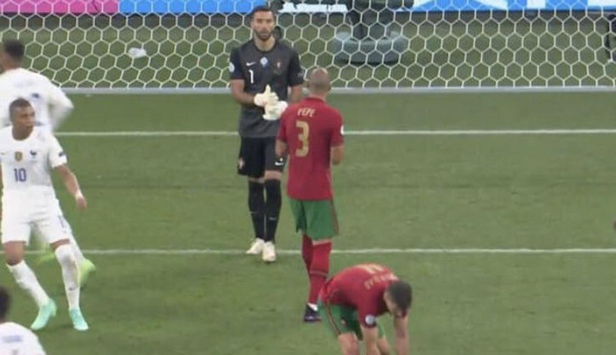 Pepe - penalty EURO 2020 - Portugalia - Franța