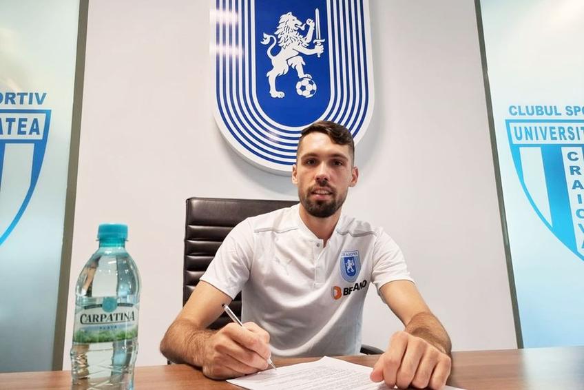 Valerică Găman a semnat cu CSU Craiova // foto: Facebook @ Universitatea Craiova