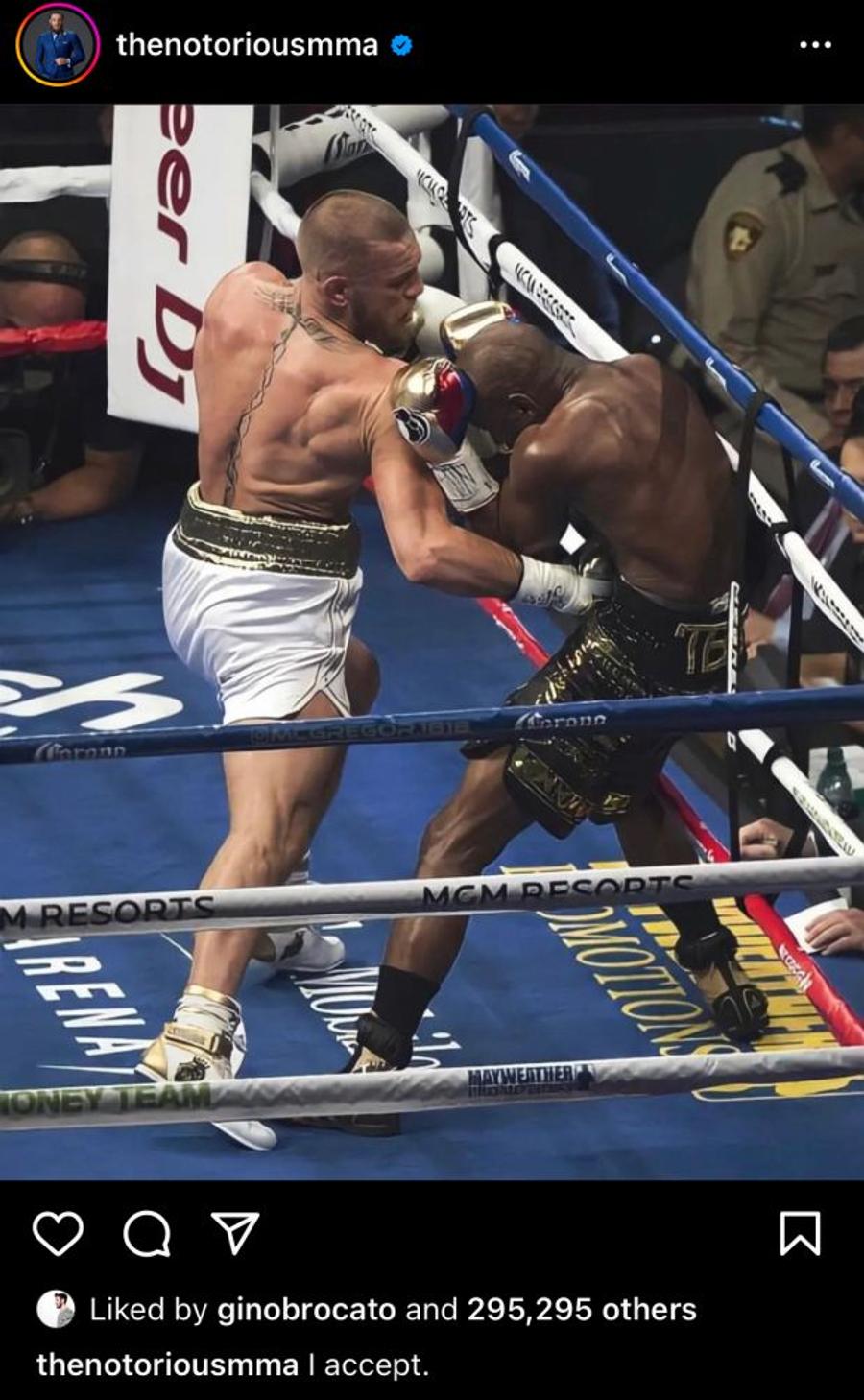 foto: Instagram Conor McGregor Mayweather vs. McGregor, partea a doua » Negocieri pentru meciul care ar genera UN MILIARD de dolari