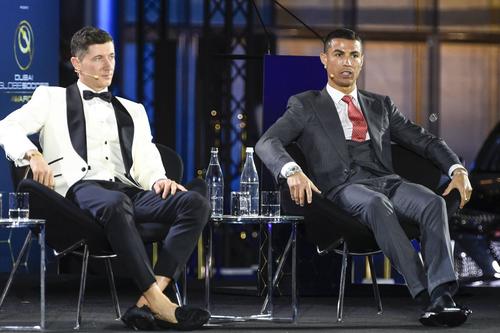 Robert Lewandowski și Cristiano Ronaldo/ foto Imago Images
