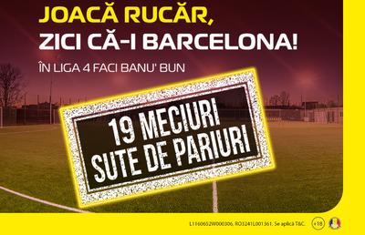 Baraj pentru Liga 3! Te distrezi cu 38 de echipe cu nume amețitoare și SUTE de cote câștigătoare!